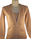 Cashmere zip up Hoody - Camel
